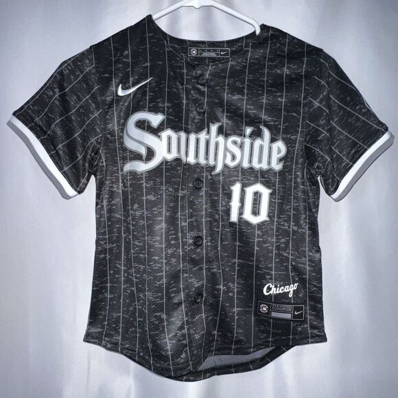 City Connect Yoan Moncada Shirt Men's Nike Yoan MoncadaÂ Black